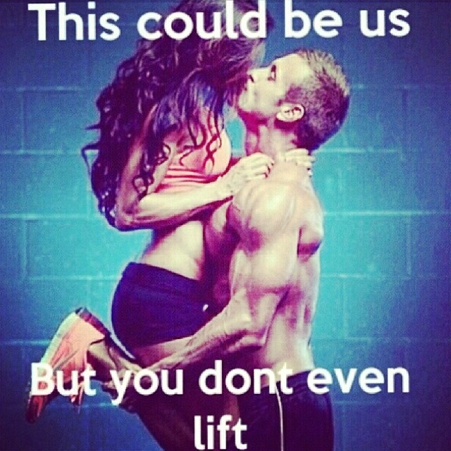 This could be us but you dont even lift