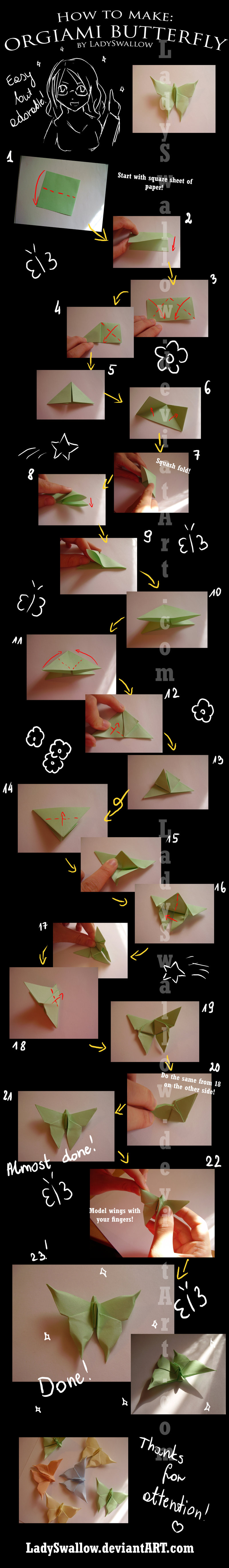 DIY Origami Butterfly DIY Origami Butterfly