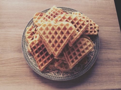 Waffle hearts