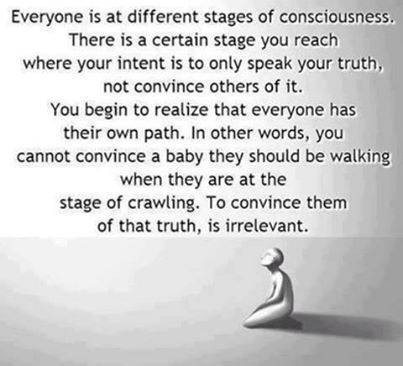 Everyone is at different stages