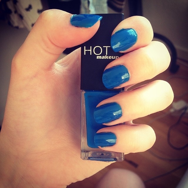 Blue nails Blue nails
