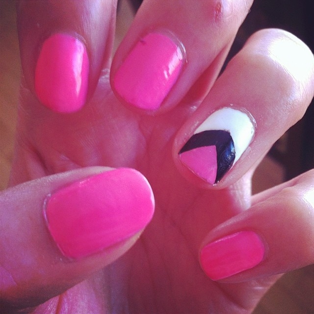 Chevron nails Chevron nails