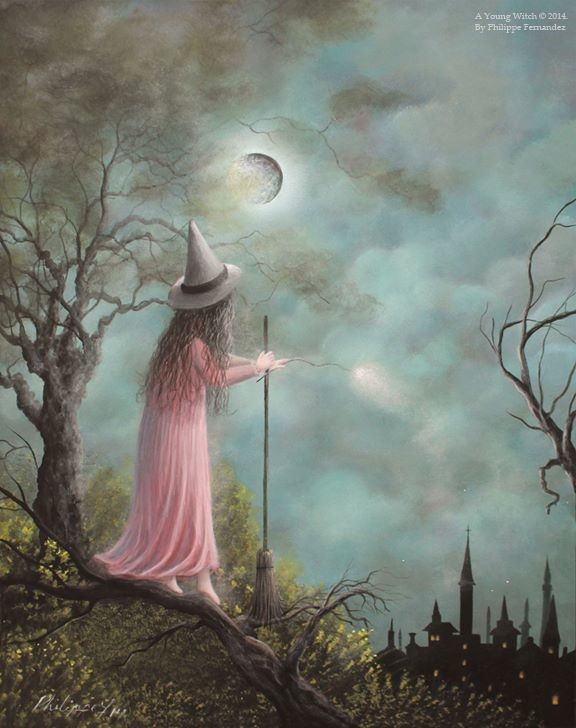 A Young Witch by Philippe Fernandez A Young Witch by Philippe Fernandez