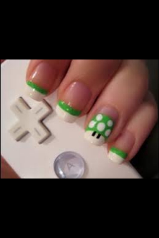 Super mario 1up nails