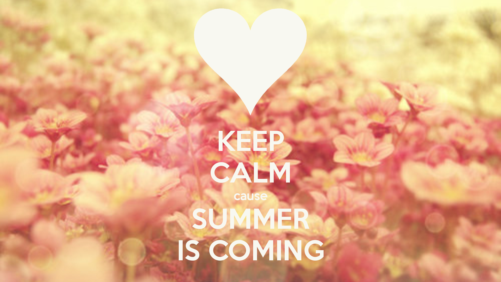 Keep calm cause summer is coming Keep calm cause summer is coming
