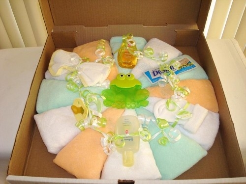 Washcloth pizza
