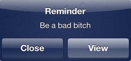 Be a bad bitch Be a bad bitch