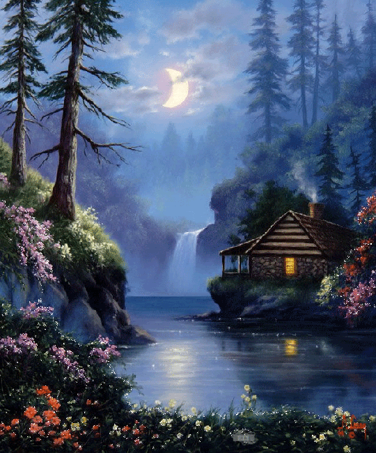 Moonlight over the Lake Moonlight over the Lake