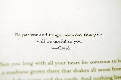 Be patient and tough Be patient and tough