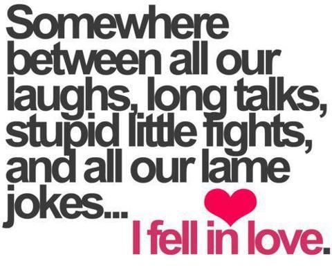i fell in love i fell in love
