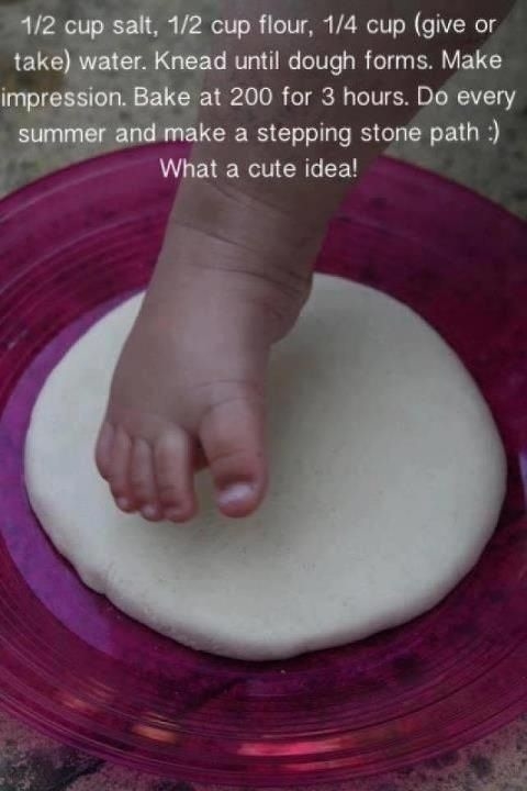 DIY Baby Feet Impressions DIY Baby Feet Impressions