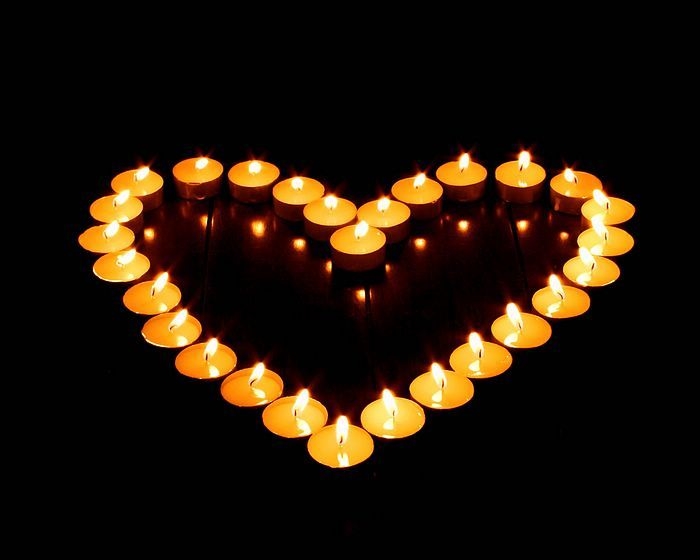 Tea Lights Heart Tea Lights Heart