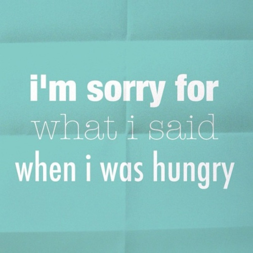 When I was hungry When I was hungry