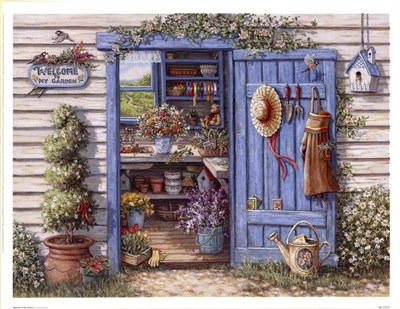 Garden Shed by Janet Kruskamp