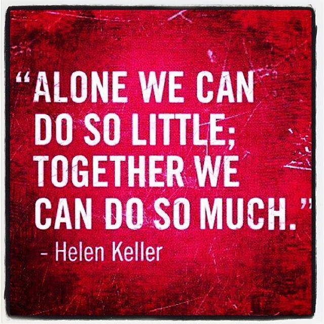 Together we can do so much