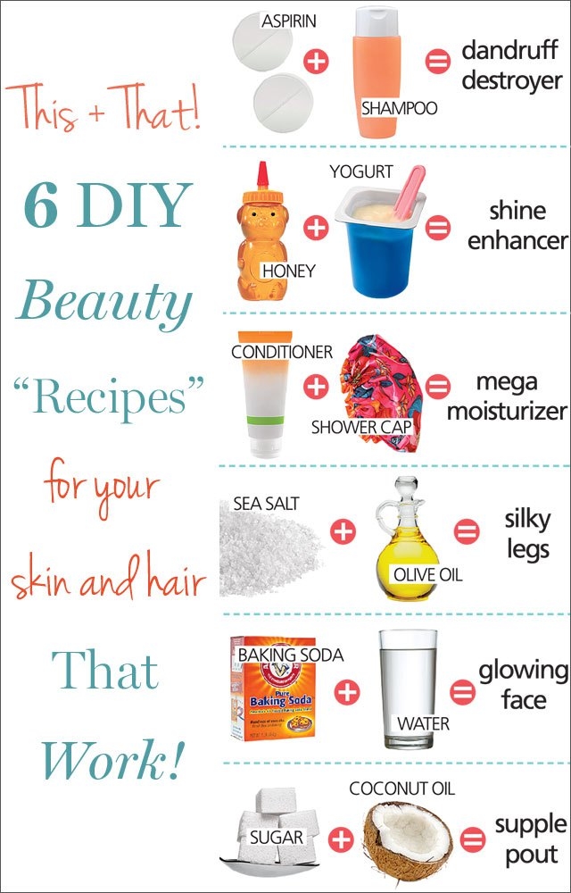 6 Genius DIY Beauty Solutions 6 Genius DIY Beauty Solutions