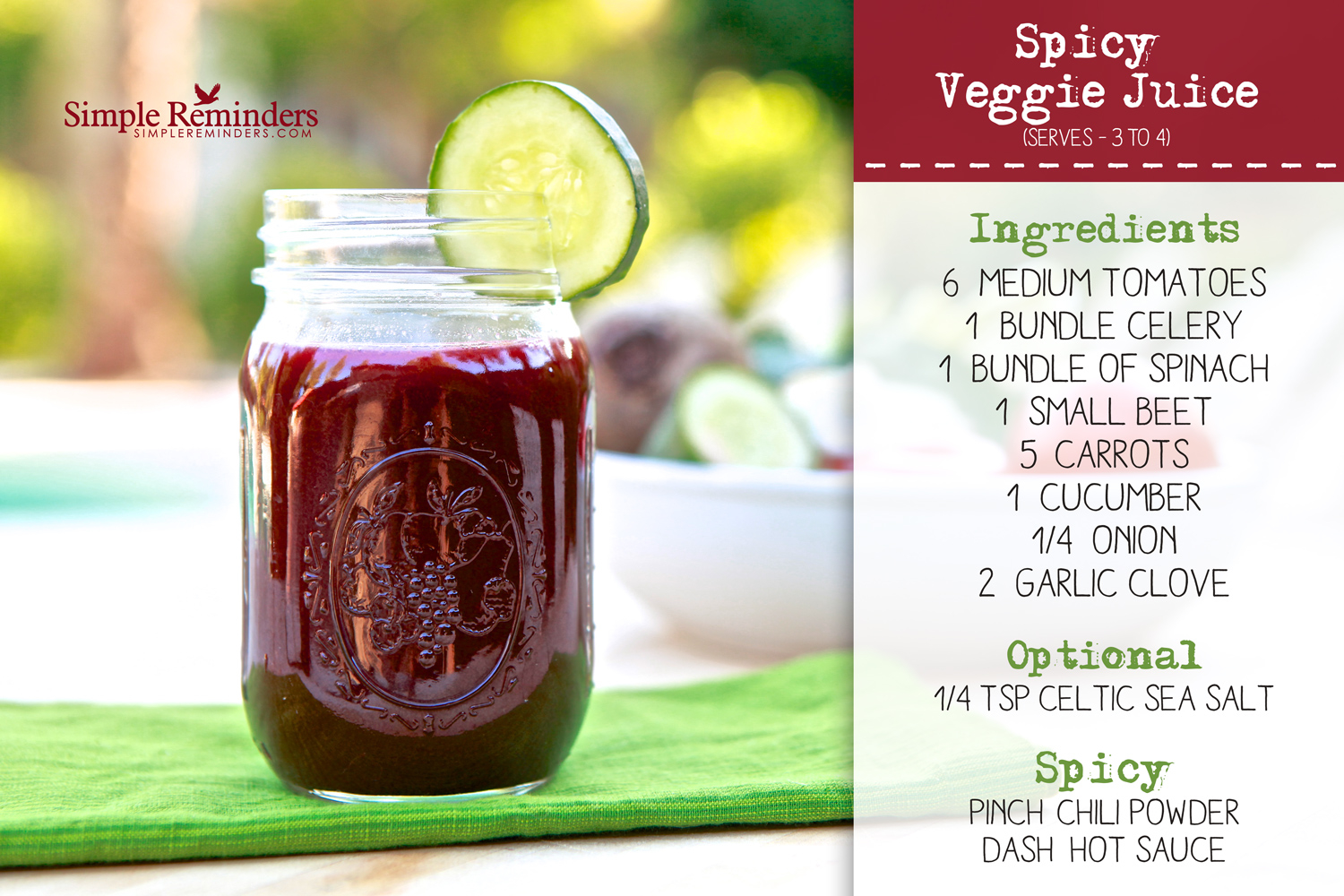 Spicy Veggie Juice Spicy Veggie Juice