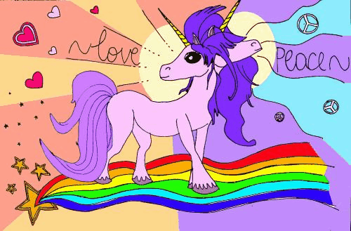 My Pretty Pony Love & Peace GIF