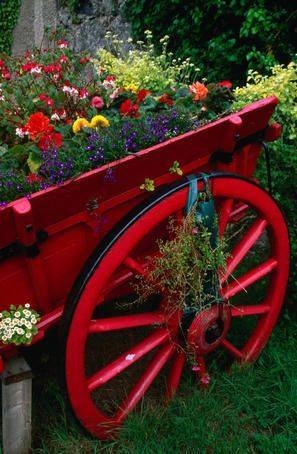Garden Wagon Planter