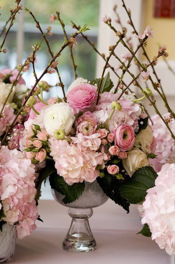 Pretty Pink Table Centerpiece