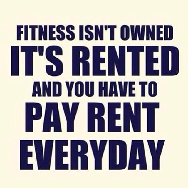 Fitness isnt owned, its rented Fitness isnt owned, its rented