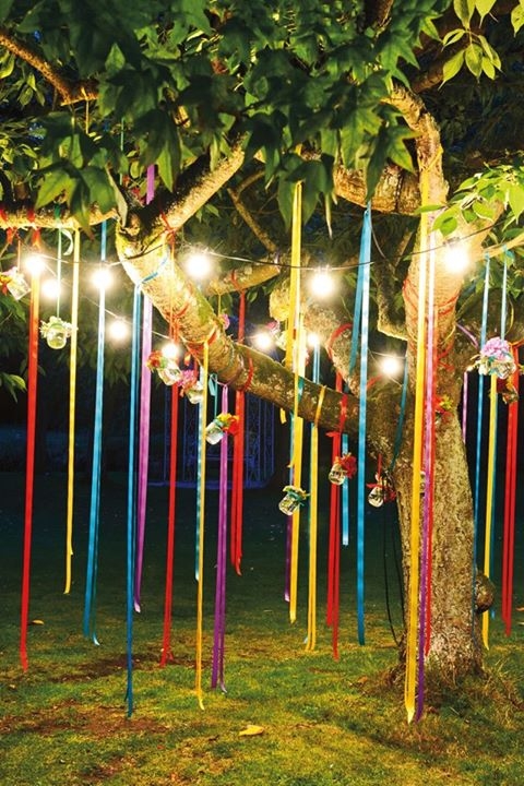 Hanging mason jar decoration