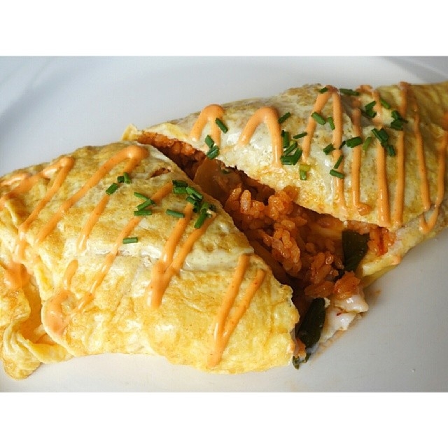 Fried rice omelette Fried rice omelette