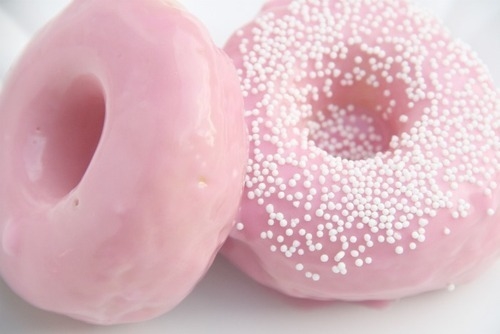 Pink sprinkle donuts Pink sprinkle donuts