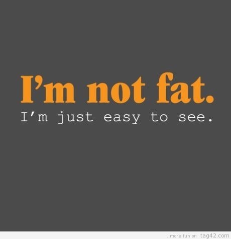 Im not fat Im not fat