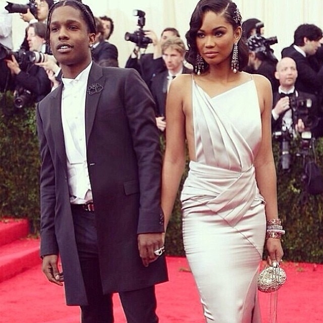Asap rocky and iman Asap rocky and iman