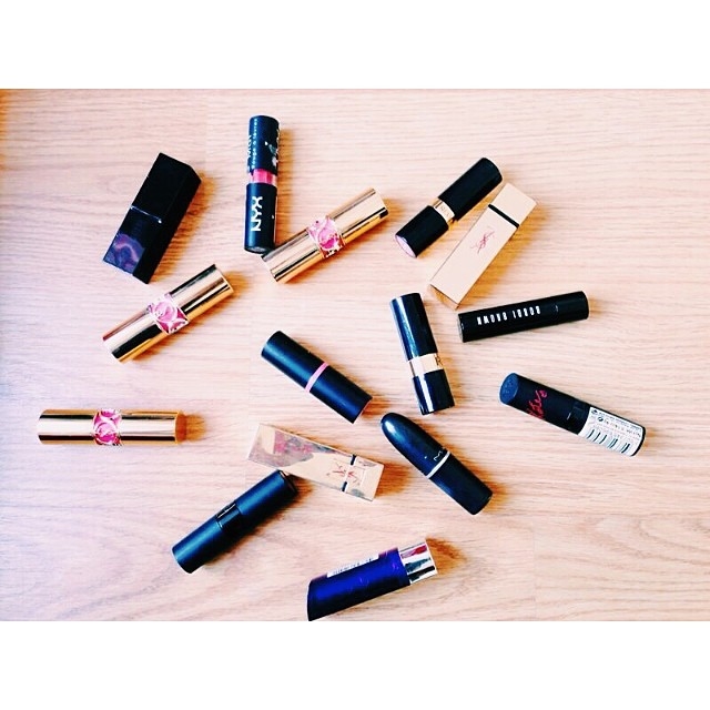 Assortment of lipstick Assortment of lipstick