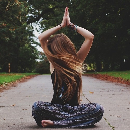 Flowing hair