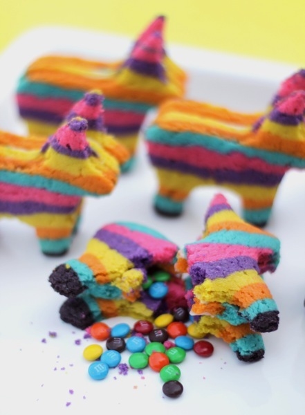 Pinata cookies tutorial