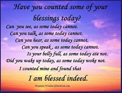 your blessings your blessings