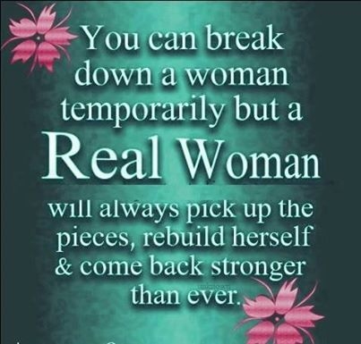 you can break down a woman temporary you can break down a woman temporary