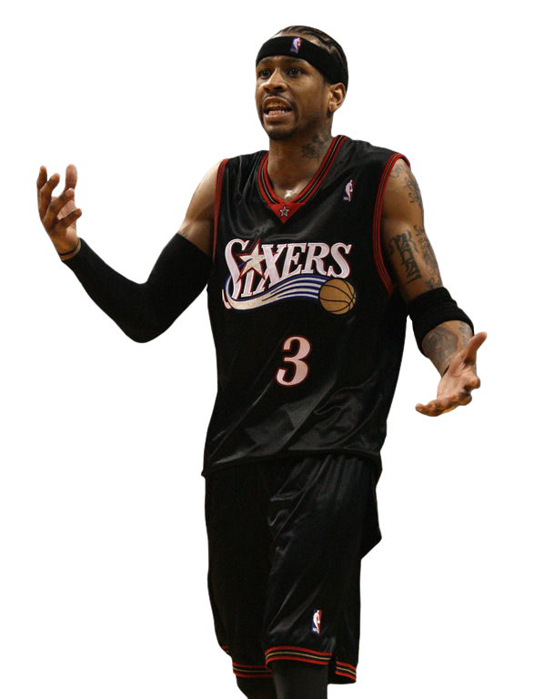 Retired NBA star Allen Iveson Retired NBA star Allen Iveson