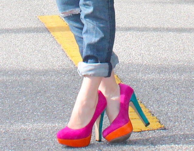 Three Color Pumps
