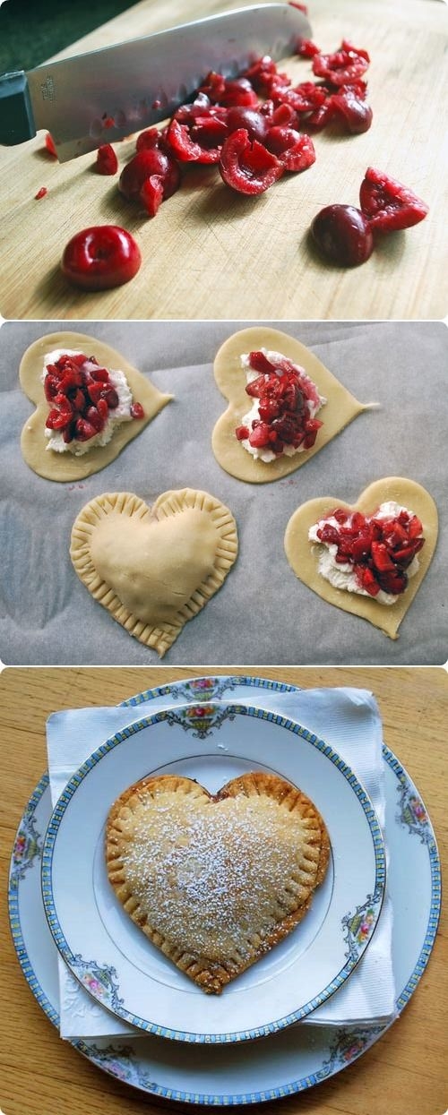 Sweetheart Cherry Pies
