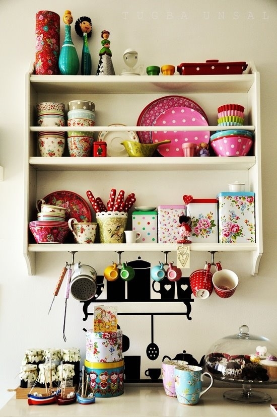 Colorful Home Coffee Bar Area Colorful Home Coffee Bar Area
