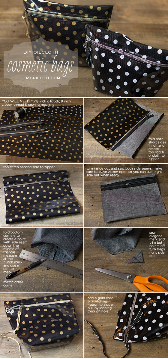 DIY Cosmetic Bags
