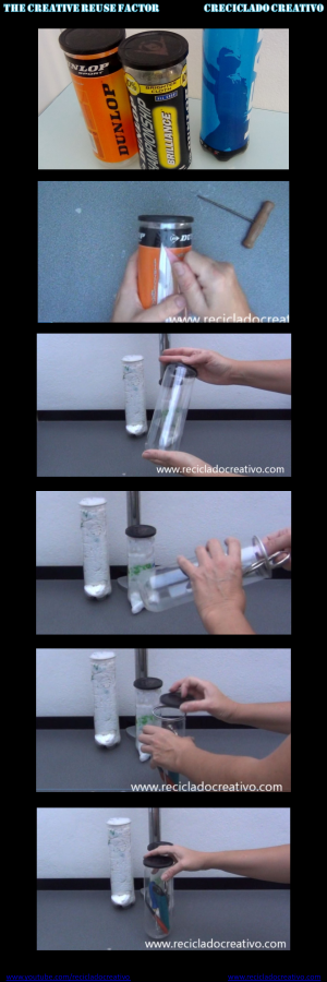 How to make a bags dispenser with Tennis Balls box