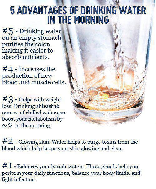 5 advantages of drinking water