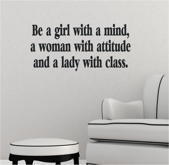 be a girl with a mind be a girl with a mind
