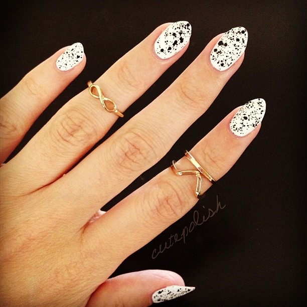 Cookies & Cream Manicure