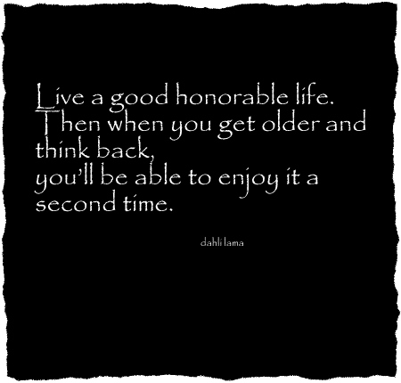 Live a good life