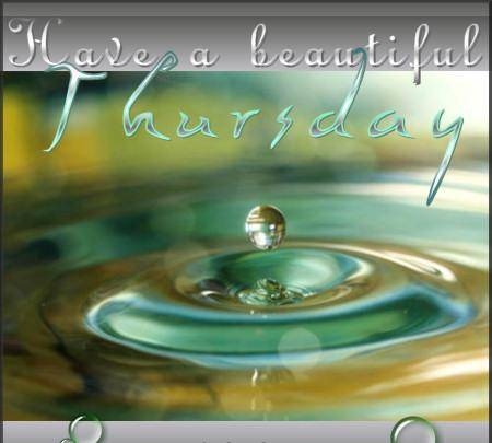 Have a beautiful Thursday
