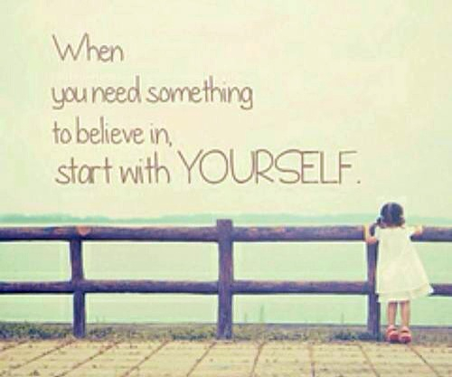 Start with yourself