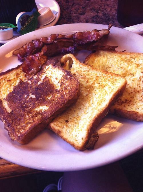 Bacon and french toast