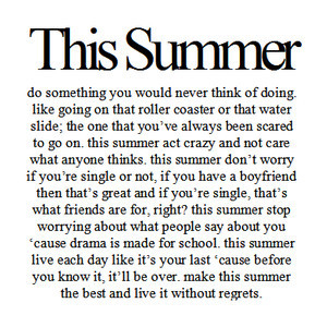 This summer