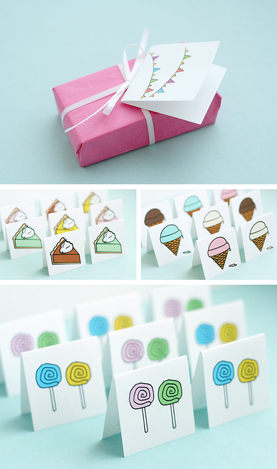 Decorative mini cards Decorative mini cards